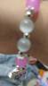紫粉水晶仿猫眼石手链精心设计高颜值送女友送老婆生日新年礼物 紫水晶手链 实拍图