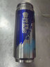 春锦秋鲤创意保温杯搞怪啤酒可乐保温杯不锈钢学生男杯子创意易拉 罐吸管 蓝色雪花 500ml 实拍图