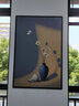 花朵装饰画沙发背景卧室客厅餐厅花瓶现代简约挂画床头壁画 兰亭序17 30*40布纹膜黑边 实拍图