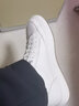 百丽（Belle）厚底小白鞋男春季新款牛皮休闲鞋舒适板鞋A1230CM3 白色 42 (260mm) 实拍图
