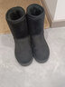 回力（Warrior）雪地靴女鞋冬季棉鞋女士加绒加厚保暖中筒厚底棉靴子女官方灰色38 实拍图