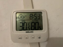 德力西（DELIXI）家用室内温度计带笑脸婴儿房闹钟计时电子数显温湿度计温度表 晒单实拍图