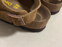 Devo的沃软木凉鞋男女同款休闲凉鞋夏季勃肯鞋情侣外穿沙滩凉拖鞋2627 黄棕反绒皮 42 （建议拍小一码） 实拍图