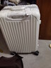 卡希度行李箱女拉杆箱大密码箱万向轮旅行箱学生小号皮箱结婚箱子 升级铝框款-优雅白色 24寸【40%选择中短途3-10天】 实拍图