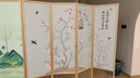 祥朗实木屏风隔断玄关现代简约可移动折叠家用遮挡帘客厅新中式推拉 喜鹊 1.8米高X0.5米宽一扇 实拍图