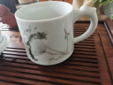 昌南陶瓷 茶杯家用茶具带盖过滤泡茶老板杯 出水芙蓉 实拍图