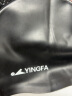 英发（YINGFA）泳帽 纯色硅胶长发防水舒适不勒头男女通用成人游泳帽 黑色 晒单实拍图