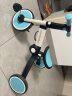 uonibaby品牌授权儿童三轮车脚踏车变形1-3-6岁溜娃神器多功能平衡滑步遛 蒂芙尼蓝+护具蓝色7件套速发 升级版 实拍图