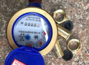 创新者旋翼式机械数字水表自来水家用出租房宁波丝扣湿式水表厂家直销 铜罩铜接头（立式） DN15/4分 实拍图