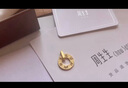 周生生六字大明咒黄金吊坠 文化祝福同心环足金挂坠不含项链85735P计价 4.05克(含工费280元) 实拍图