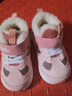 卡特兔儿童学步鞋秋冬男童加绒童鞋女宝宝保暖棉鞋婴童运动鞋子X2DE007 实拍图