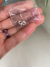 潮尚美足银m扣项链扣连接扣头配件s扣银手链扣接头链扣8字扣 S扣小号/带圆环 实拍图