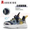 ABC KIDS男宝宝学步鞋春秋网面透气机能鞋小童防滑软底魔术贴儿童运动鞋 革面深蓝 30 实拍图