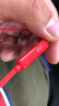 纽曼（Newmine）NM-LK06 半入耳式线控有线耳机 手机耳机 音乐耳机 3.5mm接口 电脑笔记本手机适用 红色 实拍图