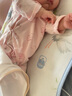 童泰春夏0-6月新生儿婴幼儿宝宝内衣纯棉哈衣连体衣2件装 粉色 59cm 实拍图