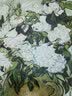 瑞丹梵高名画半圆浴室吸水垫速干脚垫家用厕所卫生间门口地垫防滑垫 白玫瑰-半圆 50*80CM 实拍图