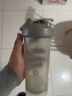 Blender Bottle 蛋白粉摇摇杯运动水杯 大容量塑料杯子带刻度奶昔杯高颜值搅拌杯 经典款V2灰色 828ml 实拍图