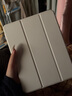GOMI适用iPadAir8/7/6/5/4保护套12带笔槽pro平板9/11代保护壳iPad10.2透明mini6/7防弯摔轻薄亚克力 升级带笔槽款【新云白】 iPad Pro 2022/2021版 实拍图