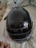 DAVID头盔电动车夏季3c认证哈雷摩托车半盔大头围新国标A男女士夏季通风透气防晒安全帽 黑飞轮长透镜+茶短镜 实拍图