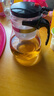 天喜（TIANXI）玻璃茶壶泡茶壶飘逸杯茶具套装大容量茶水分离水杯泡茶杯过滤茶壶 单壶1800ml 实拍图