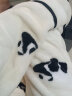 野兽派家居（tbh）熊猫嘭嘭法兰绒家居服套装可外穿秋冬长袖情侣睡衣礼物 熊猫嘭嘭 家居服套装-撅屁屁 L 实拍图