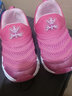 巴布豆（BOBDOG）毛毛虫童鞋秋冬季男童软底休闲鞋儿童运动鞋女 玫红（镂空） 29 适合脚长17.8cm 实拍图