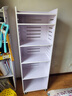 顺迈可移动书架置物架学生简易多层家用带轮桌边家用儿童阅读收纳架 移动书架150-50-30层高可调 实拍图