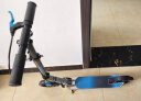 迪卡侬两轮滑板车5-12岁儿童青少年折叠手刹滑轮 蓝-灰 2348868 实拍图