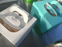 欧橡（OAK）白蓝蛋糕包装盒 一次性生日蛋糕6寸8寸打包盒 含叉子+纸碟 C1305 晒单实拍图
