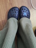 CROCS卡骆驰洞洞鞋女鞋男鞋夏季新款一脚蹬穿脱凉鞋男士拖鞋情侣凉拖鞋 10126-001黑色（建议拍小一码） 41 -42(260mm) 实拍图