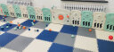 乐亲（Lechin）儿童围栏婴儿游戏安全栅栏家庭地上游乐园室内学步护栏螃蟹绿12+2 实拍图