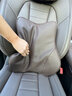 拓比应汽车头枕真皮头枕护颈枕车用头枕腰靠套装记忆棉腰枕车内装饰用品 腰靠（靠垫）【摩卡棕】1个 实拍图