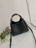 viney牛皮编织水桶包包女包新款斜挎包生日生日新年礼物送女友老婆 【黑色】高档实用轻奢单肩包 时尚品牌百搭休闲手提包 实拍图
