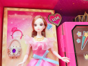 安丽莉女孩玩具礼物过家家换装娃娃儿童芭娃娃3-6岁旋转衣橱手提礼盒 实拍图