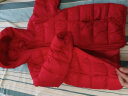 雪中飞（SNOWFLYING）儿童轻薄羽绒服男童保暖防寒新款童装中大童女童薄款冬外套 中国红 150cm 晒单实拍图