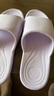 利达妮（TZLDN）孕妇防滑拖鞋女夏季老年人室内居家用浴室洗澡家居防摔凉拖男夏天 紫色 40-41 【适合39-40码】 实拍图