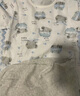 aqpa【135g新疆棉】婴儿内衣套装夏季纯棉男女宝宝衣服薄款分体短袖 泡泡小象 120 实拍图