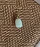 GRAMDA平安无事牌和田玉银吊坠女轻奢玉石项链首饰品生日礼物送女友老婆 平安无事牌项链+证书/玫瑰礼盒 实拍图
