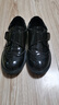 回力童鞋儿童皮鞋2025春秋新款男童黑色英伦风休闲鞋学生中大童演出鞋 亮黑0054 34 内长约22.2cm 实拍图