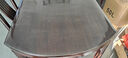 钟爱一生 椭圆形餐桌布防水防油防烫免洗桌垫PVC茶几台布透明软玻璃桌面垫 升级无味2.0mm磨砂食品级 弧形台150*90cm 实拍图