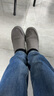 卡骆驰（crocs）沃尔卢男鞋帆布鞋透气一脚蹬穿脱运动休闲鞋 207635-0DV M10 实拍图