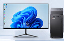 华硕（ASUS）电脑台式机i5 i7独显商务办公企业客服家用主机全套 酷睿i3 8G 256G硬盘 WiFi 22吋 主机+显示器（全套） 实拍图