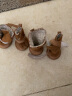 宠物圈狗狗鞋子羊羔绒雪地靴泰迪狗秋冬宠物比熊犬宠物鞋宠物用品狗靴子 咖啡色 3号（5.0x4.3cm）适合4.5-8斤 实拍图
