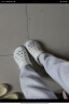 卡骆驰crocs洞洞鞋贝雅男鞋女鞋轻便耐磨一脚蹬拖鞋休闲鞋|10126 白-100 40 (250mm) 实拍图