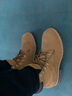 添柏岚（Timberland）官方踢不烂男鞋大黄靴马丁靴防水皮革偏大|37578 37578M/小麦色 TB0 仅批次不同 45 鞋内长：29cm 实拍图