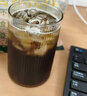 唐兴玻璃杯耐热透明绿茶杯日式咖啡果汁杯防烫喝茶杯子家用水杯饮料杯 直筒条纹杯大号 实拍图