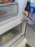 华凌215升三门家用风冷双循环无霜白色冰箱 净味低音节能多门冰箱小型家用冰箱小冰箱电冰箱BCD-215WTH 实拍图