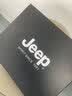 JEEP SPIRIT围巾男士加厚保暖防风冬季休闲百搭长款送男朋友生日礼物年轻人 围巾010-黑色 实拍图
