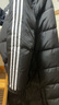 阿迪达斯 （adidas）羽绒服男冬季保暖外套加厚鸭绒长款羽绒服 黑/白01TKD L  实拍图