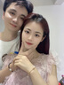 央创时尚【中国黄金授权】平安扣情侣银手链生日纪念日七夕送女友老婆礼物 小圆满·平安扣手链【女款】 实拍图
